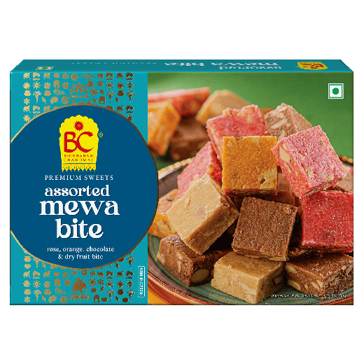 ASSORTED MEWA BITE (Rose, Orange, Chocolate & Dry Fruit Bites)