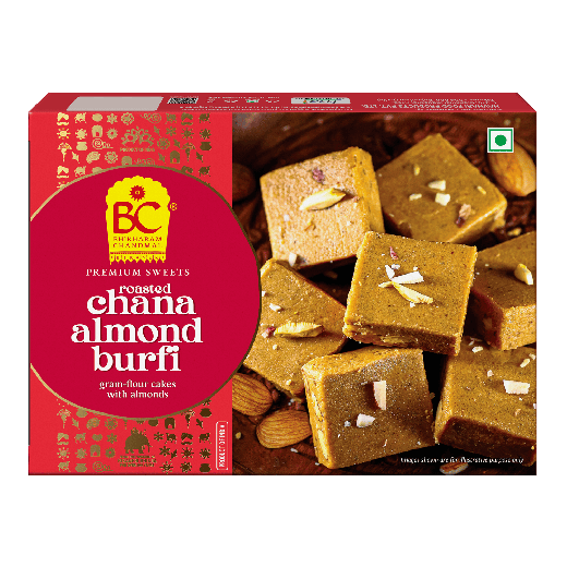 ROASTED CHANA ALMOND BURFEE