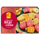 ASSORTED KAJU CAKE (Plain, Orange & Rose Kaju Cake)