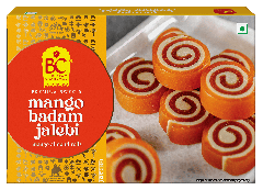 MANGO ALMOND JALEBI